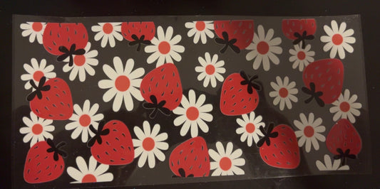 #077 strawberries & flowers